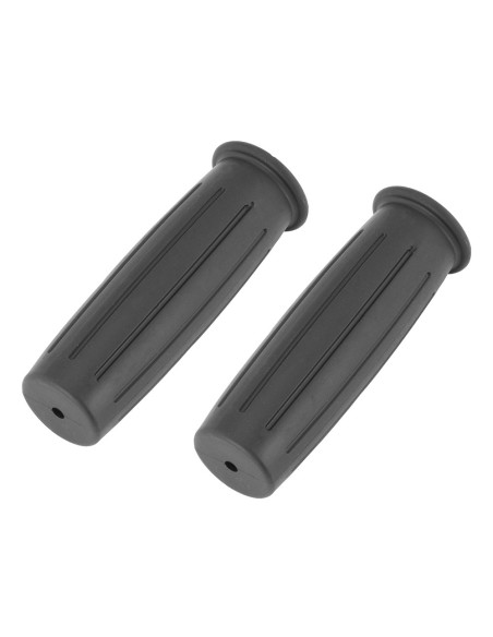 Vintage Lowrider Grips 7/8 long 116mm Kraton Rubber 602 Black.